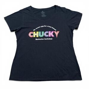 Halloween Horror Nights HHN Chucky T Shirt Top Womens Size XL Childs Play
